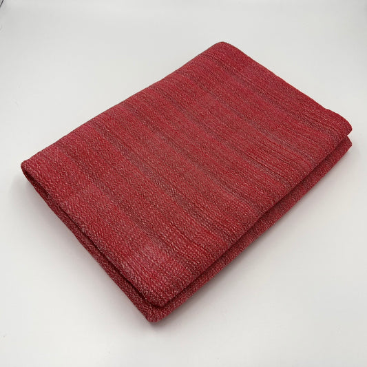 Dotted Red Filipino Handwoven Blanket