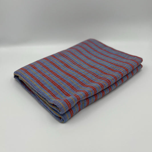 Red Pin Striped Filipino Handwoven Blanket