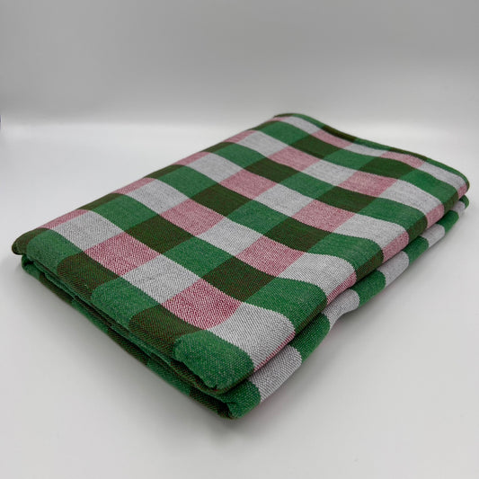 Green/Red Striped Filipino Handwoven Blanket