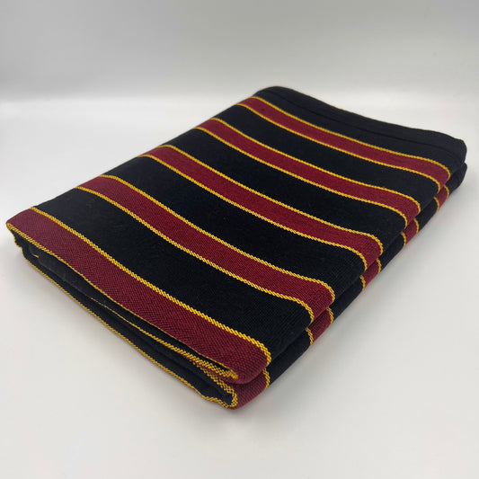 Red/Navy Striped Filipino Handwoven Blanket